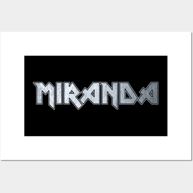 Heavy metal Miranda Wall Art by KubikoBakhar